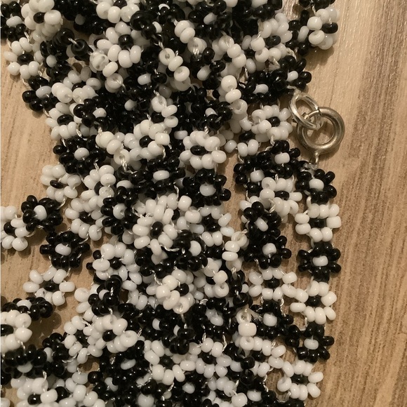 New vintage retro Flower power beaded choker necklace - Picture 5 of 5